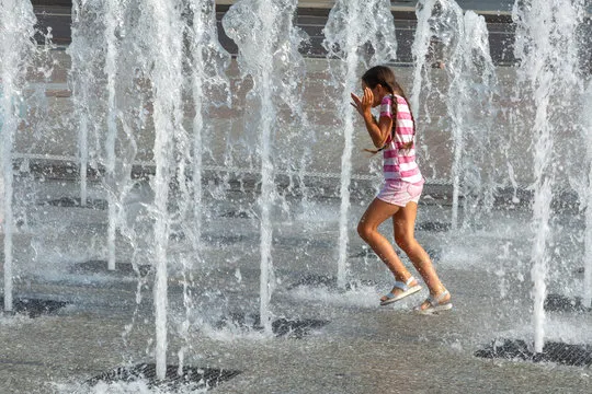 Dry Water Jet Fountain