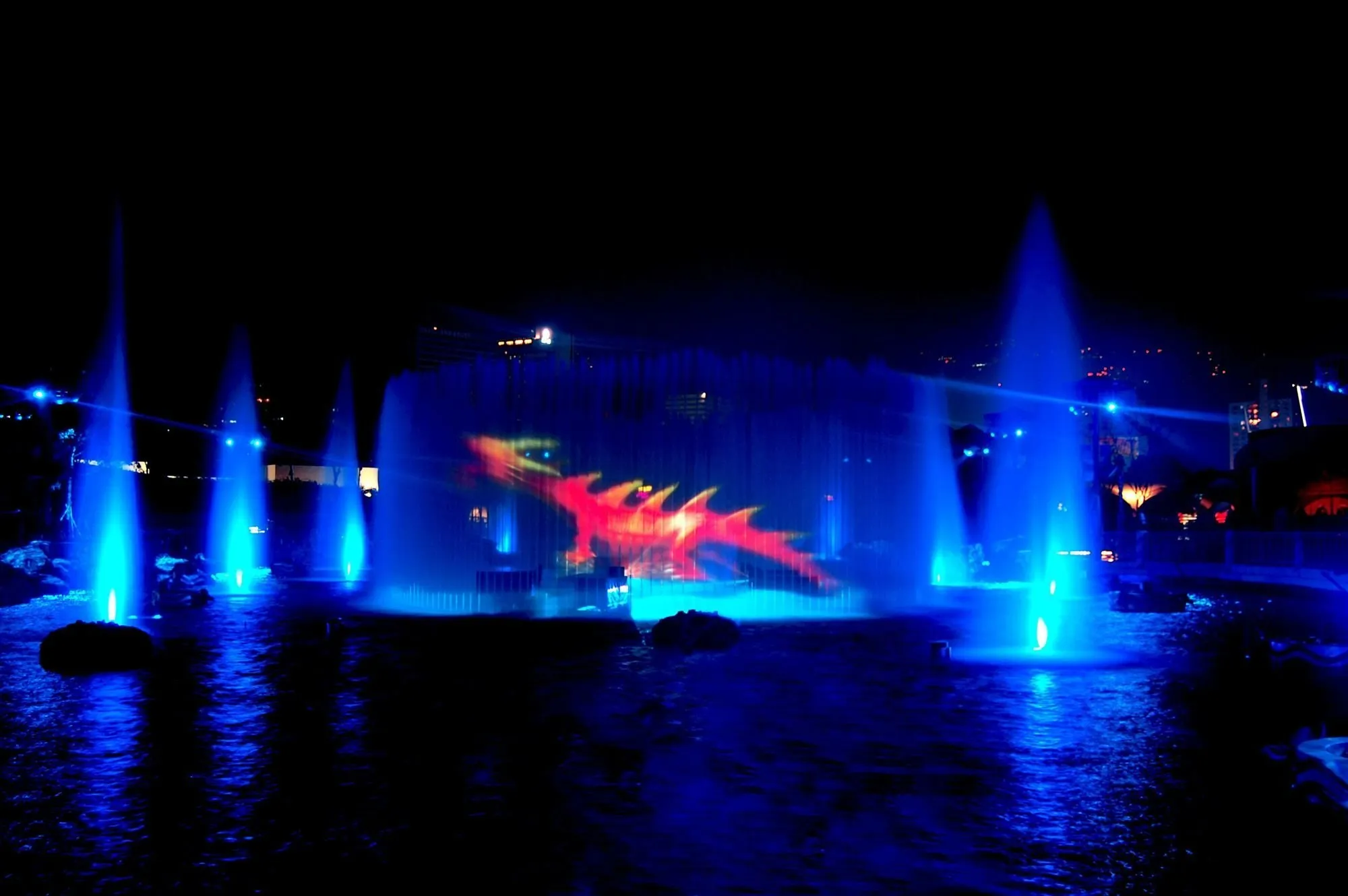 multimedia water laser