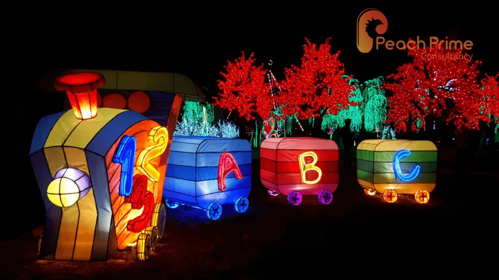 Best Theme Parks in India That Inspire Design Innovation 7 Kids Theme Glow garden at Aatapi wonderland - Peach Prime Consultancy