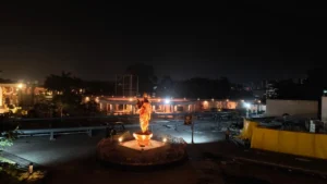 Rudra Sagar Lake Fountain