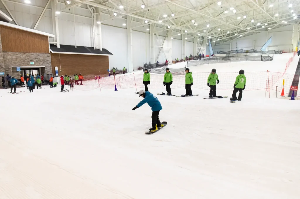 Snow park activities