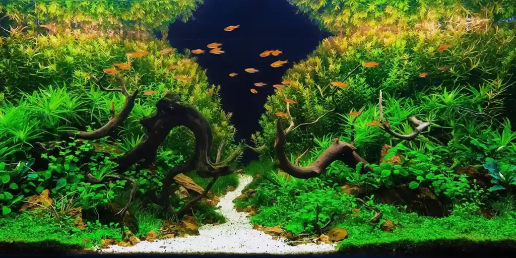 Stunning aquascape design