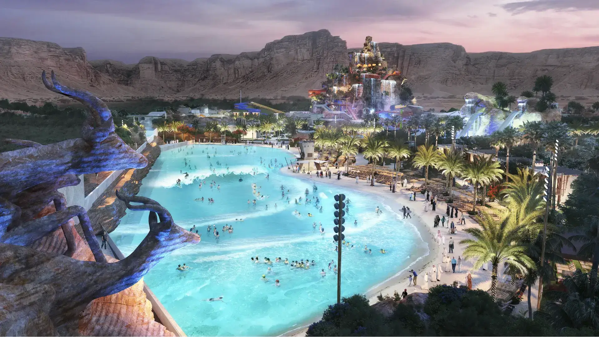 Water Tubes, Splash Pool, Adventure Park, Water Attractions