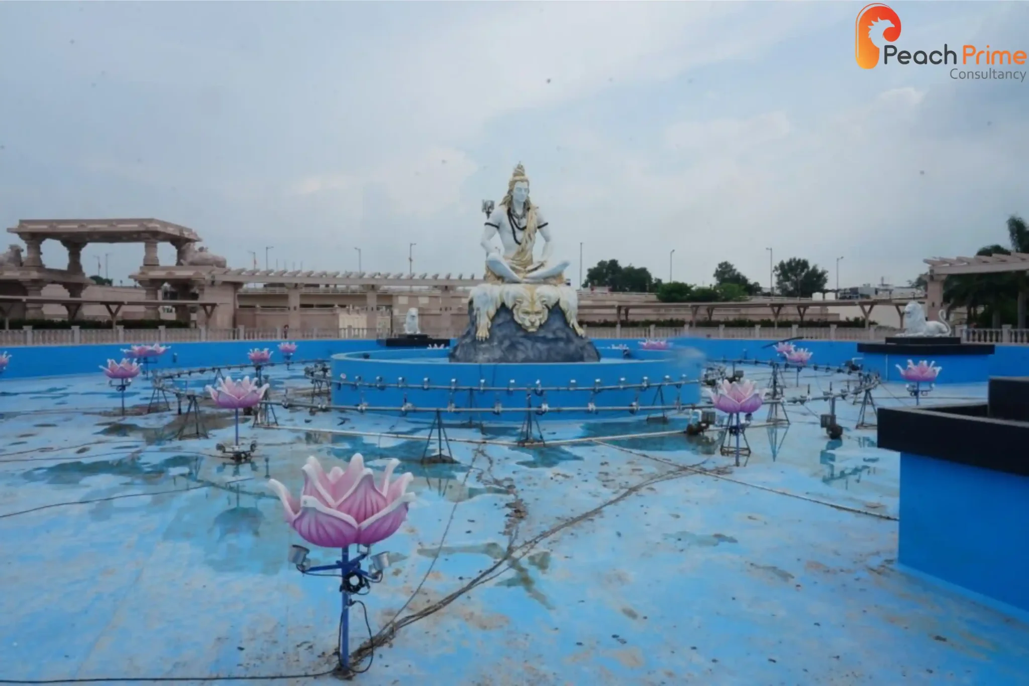 Lotus Fountain Upgrade at Mahakal Corridor
