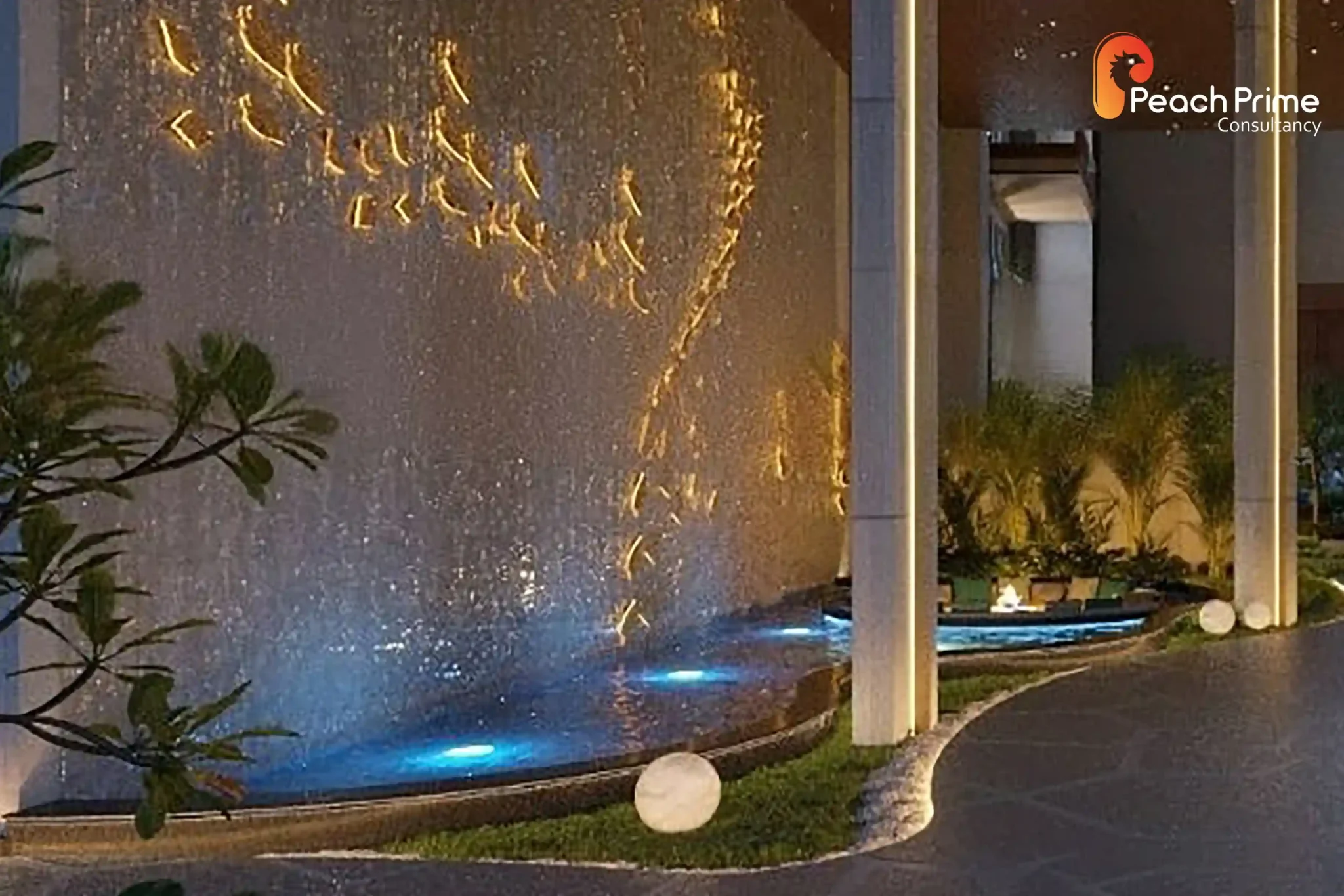 Architecture Fountain at Mohali
