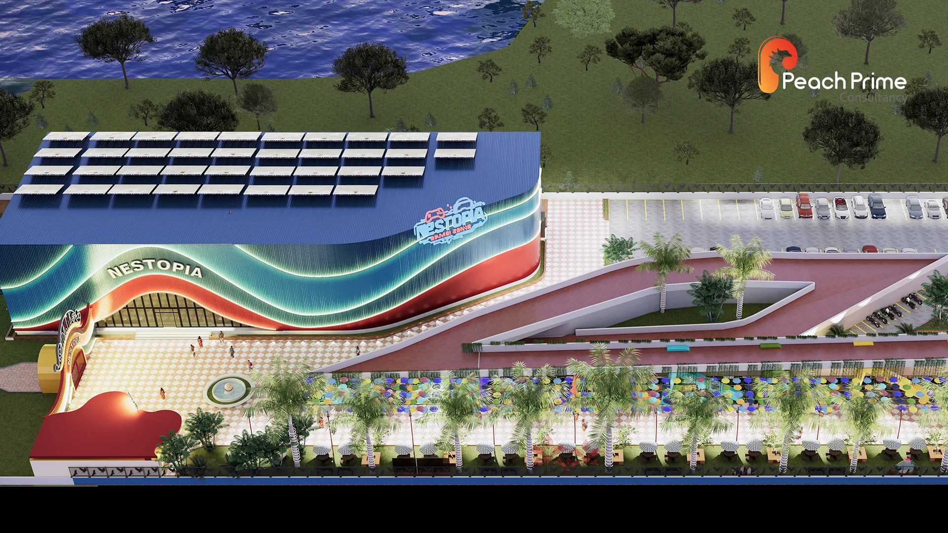 Lucknow theme park concept and indoor FEC design