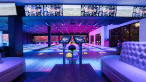 Social Gaming Lounge Design 6 Boutique Bowling Active Social Zones
