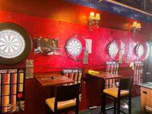 Commercial Interactive Darts Setup For Sports Bars