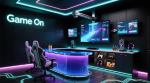 Competitive Social Gaming Lounge