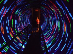 LED Rotating Tunnel 4 High Intensity RGB LED Rotating Tunnel