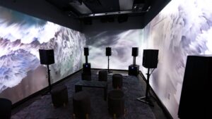 Indoor Immersive Projection Audio Rooms