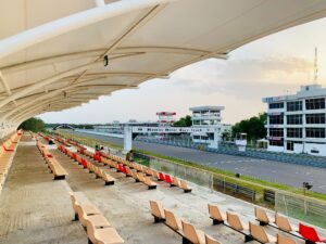 Inside A Commercial Outdoor Karting Facility