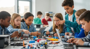 STEM & Robotics Discovery Zones 3 Robotics Assembly Stations