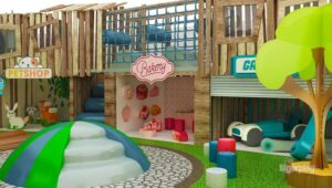 Interactive Parent & Child Play Areas 6 Role Play Imaginative Village