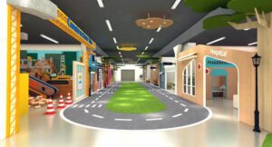 Designing a Scalable Role Play City for Kids